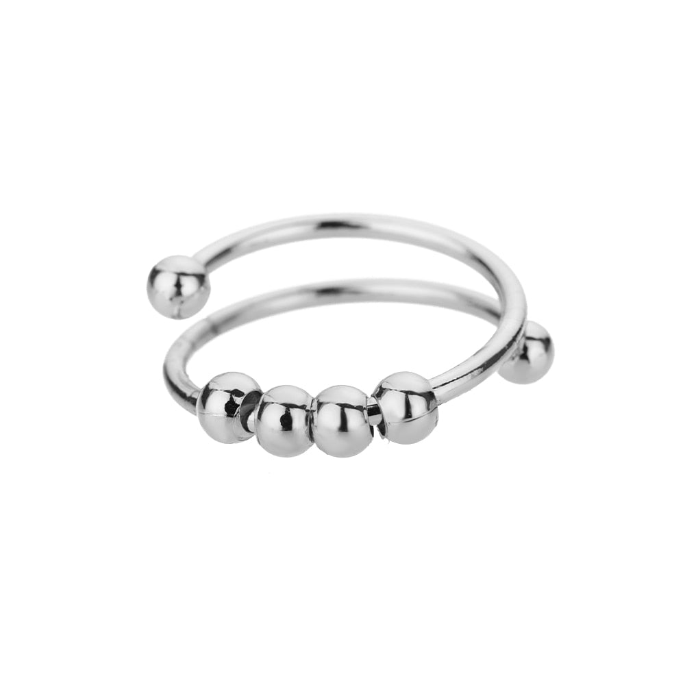 Classic Twist Chain Open Rings