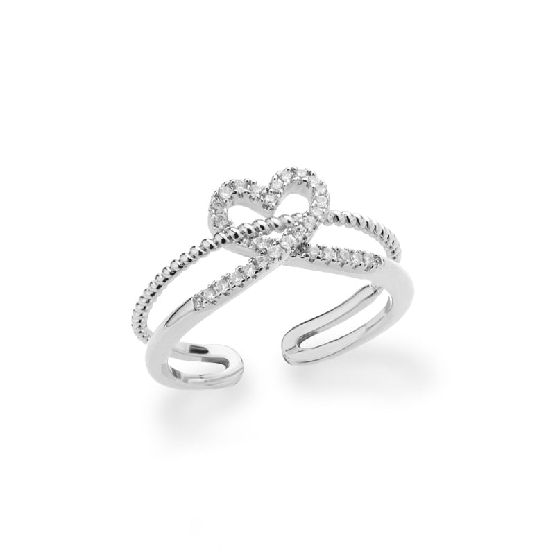 Classic Twist Chain Open Rings