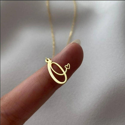 A-Z Initial Letter Pendant Necklaces