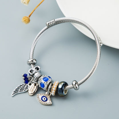 Evil Eye Butterfly Love Bracelet