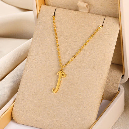 A-Z Initial Letter Pendant Necklaces