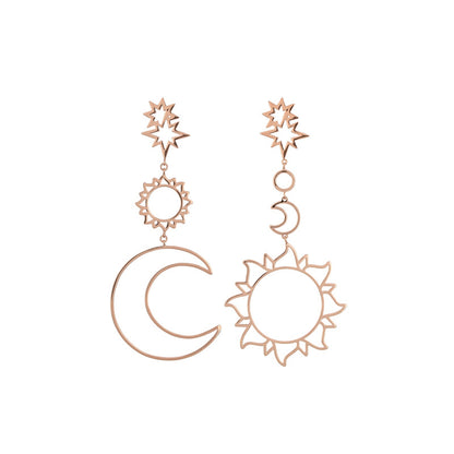 Boucle d'oreille croissant de lune earrings